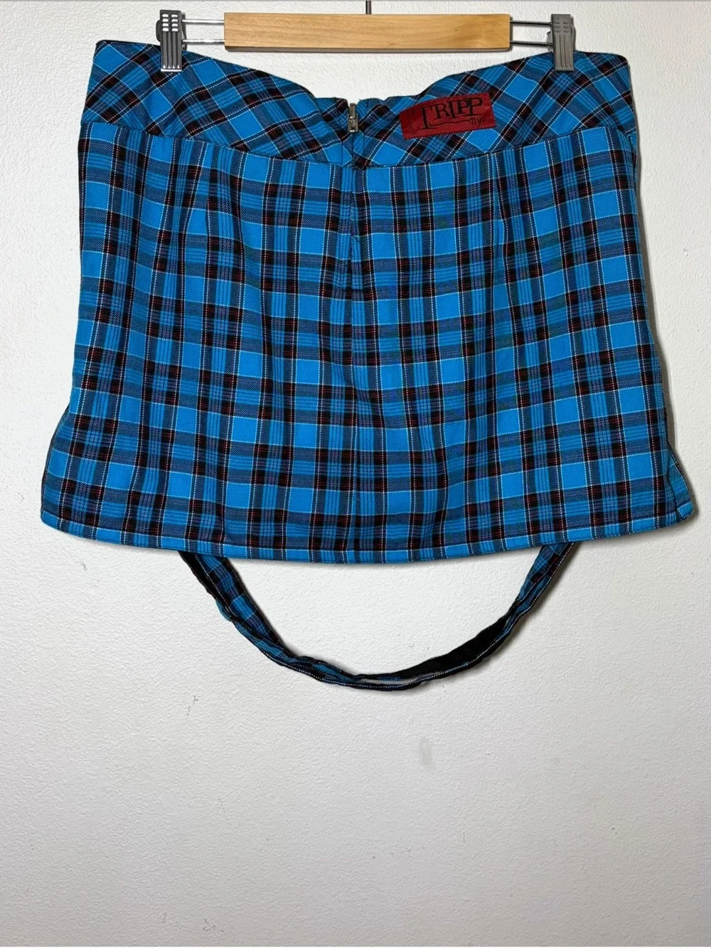 Tripp NYC Vintage Pleated Punk Suspender Skirt - Picture 5 of 9